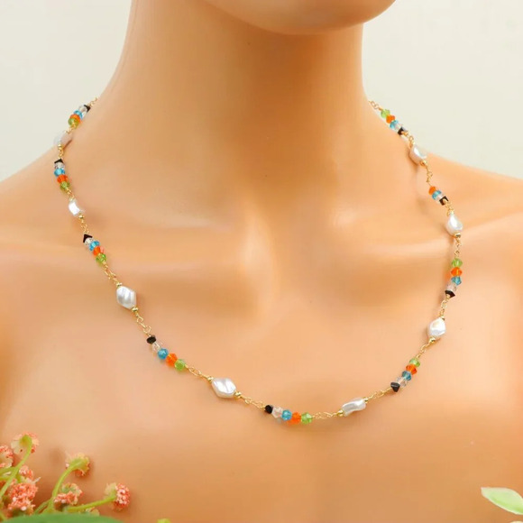 "New Beautiful Design Necklace Chain for Women/Girls, Gift, N606 - Picture 2 of 10